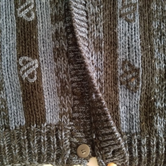 Vintage Button Cardigan Sole Sweater Sz Large - Picture 4 of 6